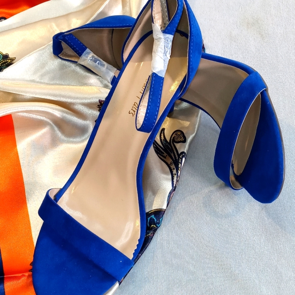 Ankle strap blue